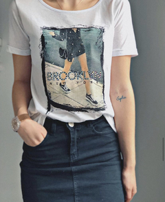 Remera Brookling Blanca.