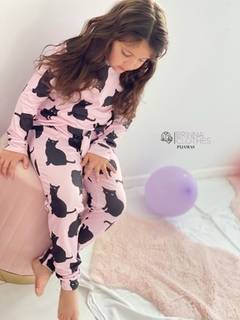pijama niña gatito pink - Brinna Clothes
