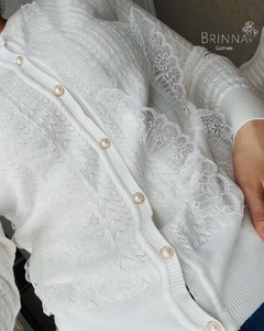 Saco Puntilla blanca - Brinna Clothes