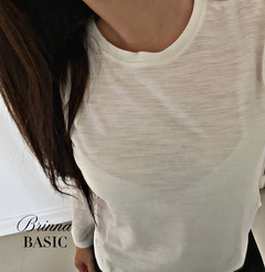 Remera manga larga textura