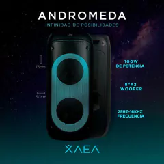 Parlante Bluetooth 8" X2 XAEA Andrómeda - tienda online