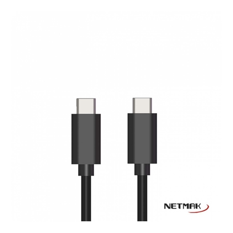 Cable USB C a USB C Netmak 1M - comprar online