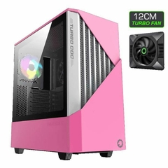 Gabinete Gamer GameMax Contact Turbo Pw ARGB PinkWhite