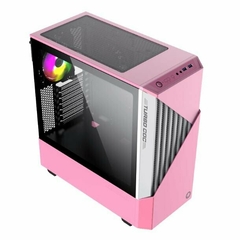 Gabinete Gamer GameMax Contact Turbo Pw ARGB PinkWhite - SLTech