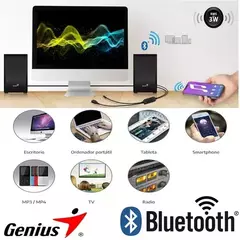 Parlantes 2.0 Bluetooth Genius SP-HF380BT - tienda online
