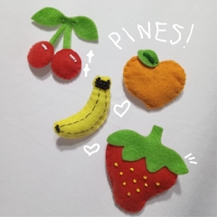PINES FRUTITA! (hechos a mano)