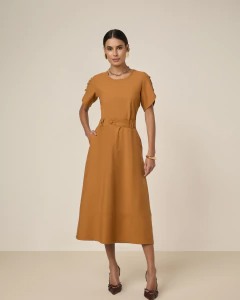 Saia midi semi godê alfaiataria TTN 27834 - comprar online