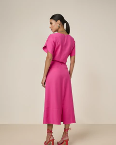 Saia midi semi godê alfaiataria TTN 27834 - loja online