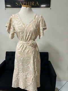 Vestido evasê Brenda - 1120709 - Saphira Moda Evangélica