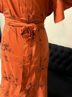 Vestido evasê Brenda - 1120709 - Saphira Moda Evangélica