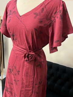 Vestido evasê Brenda - 1120709 - Saphira Moda Evangélica
