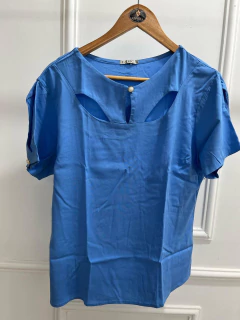 Imagem do Blusa Viscose recorte frontal - 1140526