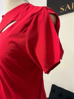 Imagem do Blusa em Viscose decote gotas - 1140525