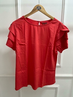 Imagem do Blusa em Viscose manga pétalas - 1140528