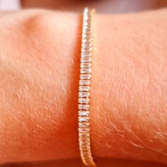 Imagem do Pulseira Riviera Mini Baguette Semijoia