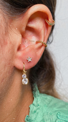 Piercing Hélix Cravejado - comprar online