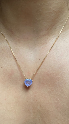 Conjunto Coração Fusion Semijoia