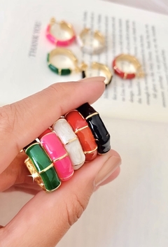 Argola esmaltada P - loja online