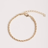 Pulseira Cordão Baiano 3mm Semijoia