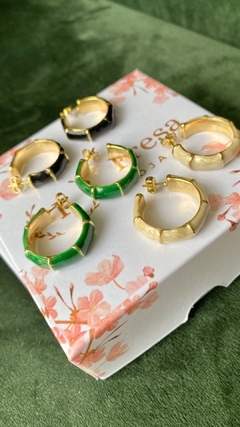 Argola esmaltada P