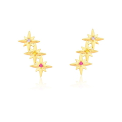 Ear Cuff Estrelas Semijoia na internet