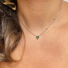 Gargantilha Coração Mini Tiffany Semijoia - comprar online