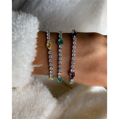 Pulseira Riviera Gotas Citrino Semijoia - comprar online