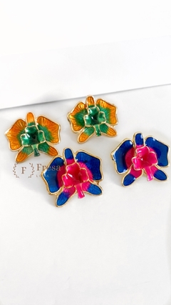 Brinco Orquidea Colors