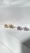 Brinco Estrela Cravejada Semijoia