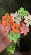 Brinco Flor Esmaltada