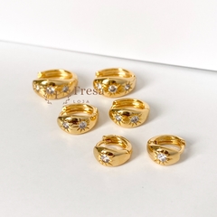 Trio de Argolas Lina