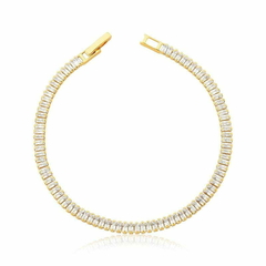Pulseira Riviera Mini Baguette Semijoia - Loja Fresa