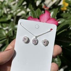 Conjunto Elora - Prata 925 - Loja Fresa