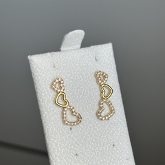 Ear Cuff Três Corações Semijoia - comprar online