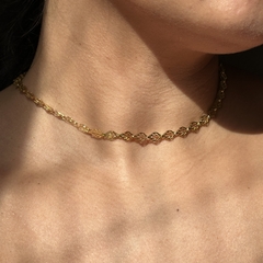 Choker Leaf Semijoia na internet