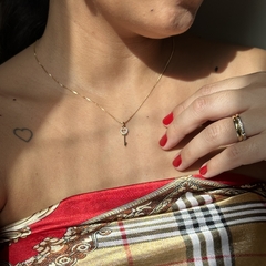 Colar Chave Semijoia - Loja Fresa