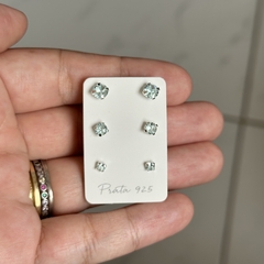 Trio Ponto de Luz - Prata 925 na internet