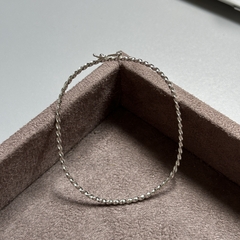 Bracelete Tubo Torcido - Prata 925 - comprar online