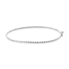 Bracelete Tubo Torcido - Prata 925 - comprar online