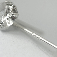 Ponto de Luz Lapdação Brilhante 6mm - Prata 925 - loja online