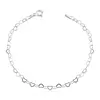 Pulseira Elo Coração - Prata 925