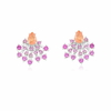 Brinco Pink Rain Semijoia