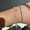 Pulseira colors - Prata 925