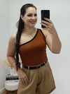 BLUSA NULA MANGA - TERRACOTA - comprar online