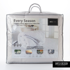 EDREDON EVERY SEASON QUEEN BEIGE - comprar online