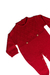 Macacão Tricot Bebê Vermelho com Pé e Botões – Toque Macio - comprar online