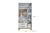 Guarda Roupa 3 Pts/2 Gav Q Encanto Slim Cinza Acetinado (Ref 4340.74) - comprar online