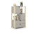Armário Organizador Kids Liv Cinza/Natural (Ref 71154)