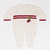 Macacão Tricot Bebê Cereja Branco com Vermelho – Pé Fechado e Botões