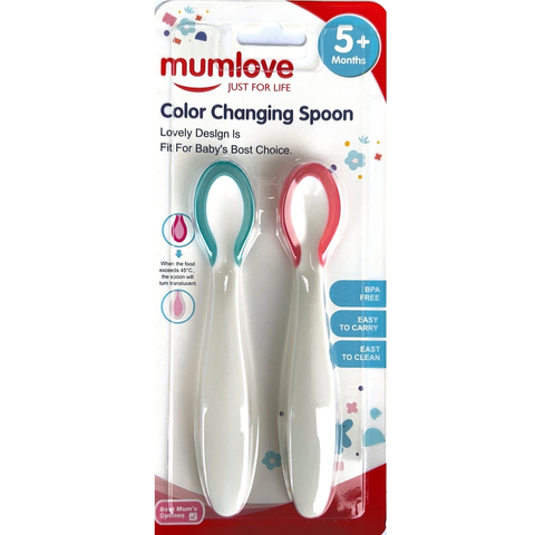 Kit 2 Colheres Termossensíveis/Muda de Cor – Mumlove